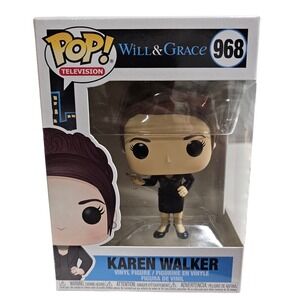 Funko Pop Will & Grace Karen Walker 968 Vinyl Figure Television Martini